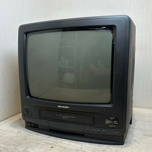 【 ジャンク品 】 SHARP テレビデオ 14型 VT-14M20 レトロ アンティーク ブラウン管テレビ シャープ テレビ