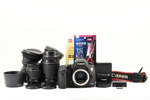 デジタル一眼レフカメラCanon EOS 5D mark III標準&望遠ダブルレンズセットCanon EF 28-80㎜1:3.5-5.6IV/CANON EF 75-300㎜ F4-5.6 II