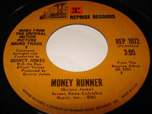 45★[QUINCY JONES / Money Runner] レアグルーブ Dollar OST サンプリングネタ クラシック 7inch 7インチ EP