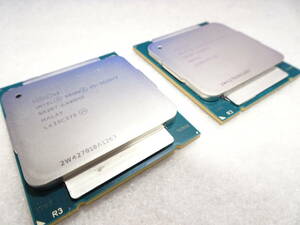 美品 インテル Intel Haswell XEON E5-2620V3 プロセッサー 2.40GHz 3.60GHz SR207 LGA2011-3 2個セット 動作検証済 1週間保証