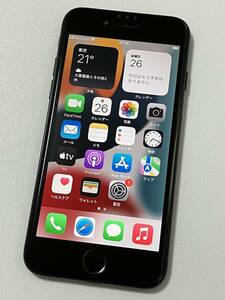 SIMフリー iPhone7 128GB Jet Black シムフリー アイフォン7 ジェットブラック 黒 本体 docomo softbank au UQ 本体 SIMロックなし A1779