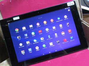 ジャンク SONY Xperia z2　sgp511 タブレット 10型 黒　初期化済み　3-6458