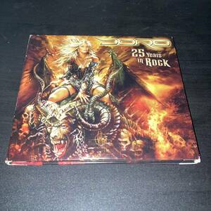 ドロ DORO ★ 25 YEARS IN ROCK / 1 CD + 2 DVD ★ NIGHTWISH SCORPIONS AXEL RUDI PELL 参加