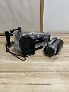 Canon iVIS HF M43 Panasonic HDC-HS9 デジタルビデオカメラ セット INON WP-V3 水中ビデオカメラケース