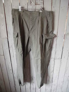 Ql825 eu古着 ドイツ軍 ヴィンテージ 90s モールスキン カーゴパンツ W94cm German Military Moleskin Cargo Pants