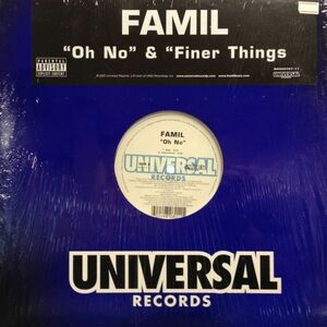 12inchレコード FAMIL / OH NO