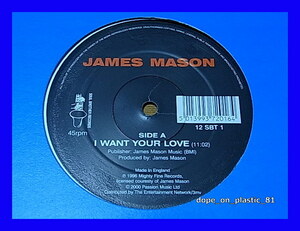 James Mason / I Want Your Love / Nightgruv/5点以上で送料無料、10点以上で10%割引!!!/12