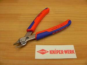 クニペックス ニッパー フラット片刃 ステンレス *KNIPEX 7803-125SB タイラップ プラモデル *正規輸入品保証