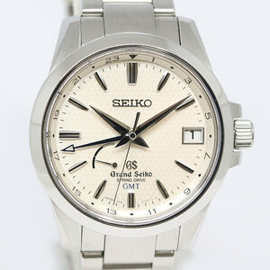 Grand Seiko グランドセイコー ヘリテージコレクション GMT SBGE009 9R66-0AE0 スプリングドライブ 腕時計 （質屋 藤千商店）