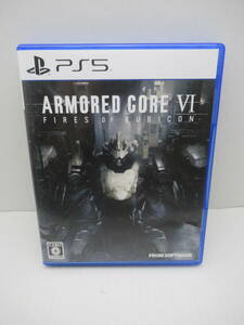 56/R637★ARMORED CORE VI FIRES OF RUBICON★アーマードコア 6★PlayStation5★プレイステーション5★フロムソフトウェア★中古品 使用品
