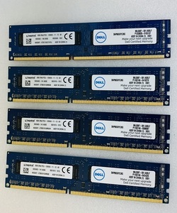 KINGSTON PC3-12800U 32GB 8GB 4枚 DDR3 デスクトップ用メモリ 240ピン DDR3-1600 8GB 4枚 DDR3 DESKTOP RAM ddr3 Non-ECCメモリ