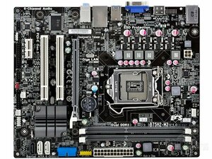 ECS B75H2-D マザーボード Intel B75 LGA 1155 MicroATX メモリ最大16G対応 保証あり　