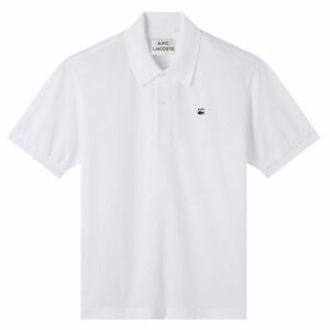 定価以下 試着なし L A.P.C. X LACOSTE WHITE APC POLO SHIRT Supreme ポロシャツ
