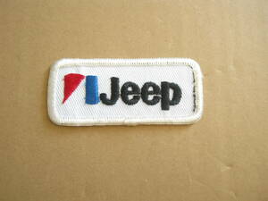 AMC|Jeep ワゴニア, チェロキー, CJ-5/7/8, J-10/20 ワークシャツ ワッペン トリコロール 新品未使用 #N-J