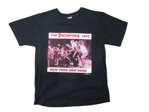 1999年コピーライト THE DICTATORS ディクテーターズ Tシャツ 黒 SIZE:M.ny.punk stooges newyork dolls ramones mc5 dead boys lou reed