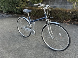 丸石サイクル　新撰組　２７型内装３段　Ｗサスペンション　デッドストック　未使用車　147ｃｍ～