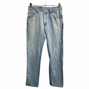 中古 古着 Wrangler デニムパンツ W33 ラングラー レギュラーフィット ライトブルー コットン メキシコ製 古着卸 アメリカ仕入 2312-670