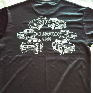スカイライン　グロリア　クラシックカー　Tシャツ　　黒Mサイズ　　　