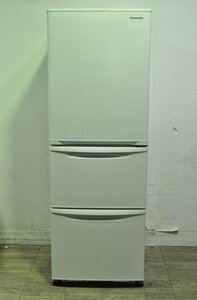 【１円スタート】埼玉発　Panasonic　ノンフロン冷凍冷蔵庫　NR-C343C-W 335L/66kg 2022年製　MM　SK