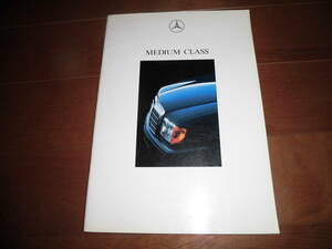 メルセデスベンツ・ミディアムクラス　【カタログのみ　W124　1990年　49ページ】230E/300Dターボ/300E-24/300E・4マチック/300C-24E他