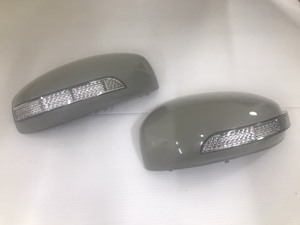 LUCKYSALE V36 スカイラインセダン 前期 LED ウインカーミラー カバー 交換式 /TYPE3 未塗装 検) G35 ドアミラー ウィンカー パーツ テール
