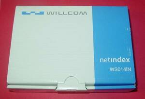 【1471】 netindex データ通信カード WS014IN 未使用品 ウィルコム Willcom PCカード ワイモバイル Y!mobile