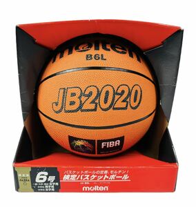 molten モルテン JABBA 検定球 6号 バスケットボール 品番:B6L FIBA JB2020 (一般・大学・高校女子/中学男女用)