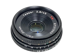 【動作保証】 Carl Zeiss Tessar 45mm F2.8 T＊ 単焦点 レンズ CONTAX コンタックス カメラ 中古 M8818299