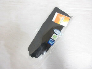 未使用品 ジバンシィ GIVENCHY UVカット 手袋 グローブ 21-22cm 黒 ブラック 綿100％ 滑り止め付き タグ付き レディース
