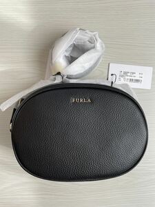 【新品★未使用品】フルラ FURLA EAU2CRA VTO000 O6000 ブラック 黒 レザー ショルダーバッグ レディース