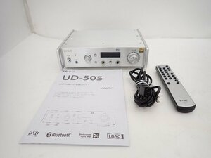 TEAC/ティアック USB DAC/ヘッドホンアンプ UD-505 2020年製 リモコン・説明書付 ∽ 6E07E-1