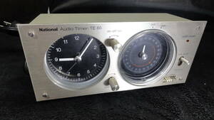 〇ひ717.National Audio Timer ET65　1980年製　レトロ　ビンテージ　オーディオ機器 音響機器　通電OK