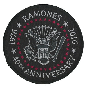RAMONES ラモーンズ 40th Anniversary Patch ワッペン オフィシャル