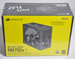 未開封 Corsair RM750x PC電源ユニット 750W 80PLUS Gold認証 フルモジュラー ATX 3.0 CP-9020251-JP 新品交換品