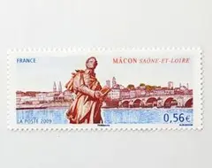 外国切手　凹版　フランス　マコン　1種