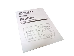 TASCAM FIREONE タスカム マニュアル 取扱説明書 取説 宅急便対応 即決有り