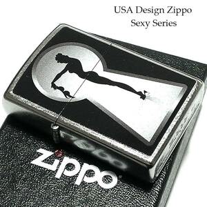 ジッポライター キーホール レディ セクシー ZIPPO シルバー かっこいい 黒 個性的 ブラック メンズ レディース プレゼント ギフト
