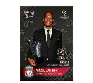 topps now UCL VIRGIL van DIJK