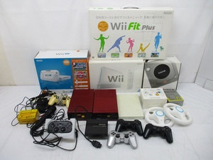 7636G ゲーム機 本体 コントローラ コード 大量 まとめ処分 ジャンク★ Wii Wii Fit プラス ゲームキューブ WiiU PS2 HORI ゲームパッド 他