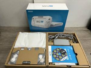 ☆ WiiU ☆ ベーシックセット 8GB 動作品 本体 ゲームパッド スプラトゥーン 純正アダプター 箱 説明書 付属 Nintendo 任天堂 0800