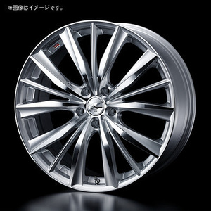 【個人宅発送可能】ウエッズ Weds 19X7.5J +53 5H PCD114.3 HSMC ホイール 1本 LEONIS VX レオニス・ブイエックス (33282)