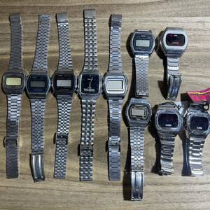 Seiko CASIO などデジタル腕時計 10個　ジャンク