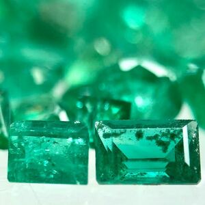 「天然エメラルドルースおまとめ」a 約25ct ルース 裸石 宝石 ジュエリー jewelry emerald beryl ベリル 緑玉 