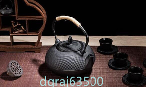 新品★ 大容量★老鉄瓶★3L大容量 鋳鉄製ティーポット純粋な手水を沸かして茶を煮る茶具