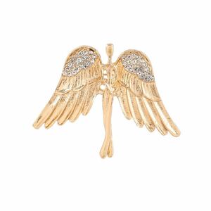 天使 天使の羽根 ブローチ ゴールド GOLD