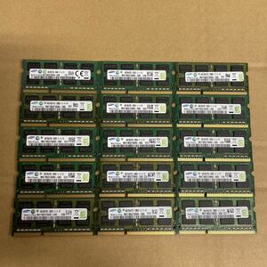 オ36 SAMSUNG ノートPCメモリ 4GB 2Rx8 PC3-12800S 15枚