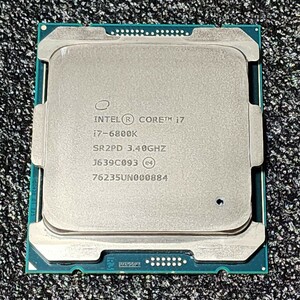 CPU Intel Core i7 6800K 3.4GHz 6コア12スレッド Broadwell-E LGA2011-3 PCパーツ インテル 動作確認済み