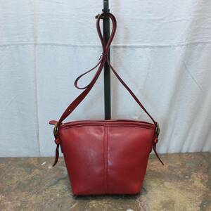 OLD COACH LEATHER SHOULDER BAG MADE IN USA/オールドコーチレザーショルダーバッグ