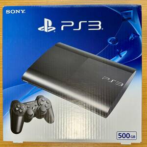 【新品、未使用】SONY PlayStation 3 CECH-4300C 500GB Charcoal Black 本体 外箱未開封 / PS3 プレイステーション３ ブラック SIE ソニー
