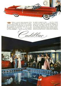 ◆1956年の自動車広告　キャデラック7　CADILLAC　GM